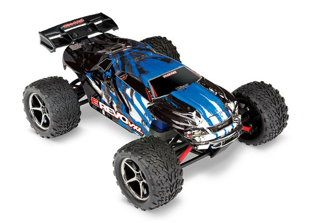 Traxxas E-Revo VXL 1/16 4WD Brushless RTR Truck (Blue) W/TQi 2.4GHz Radio, TSM, Battery And DC Charger 3 Traxxas E-Revo VXL 1/16 4WD Brushless RTR Truck (Blue) W/TQi 2.4GHz Radio, TSM, Battery And DC Charger