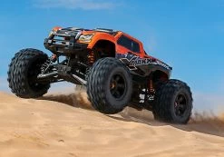 Traxxas X-Maxx 8S 4WD Brushless RTR Monster Truck W/ 2.4GHz TQi Radio And TSM (Orange) -RC Cars & Trucks Sales 77086 4 X Maxx OrangeX Front 3 4 RtoL DX1I2430 42019.1606074983