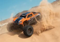 Traxxas X-Maxx 8S 4WD Brushless RTR Monster Truck W/ 2.4GHz TQi Radio And TSM (Orange) -RC Cars & Trucks Sales 77086 4 X Maxx OrangeX RtoL Hill Roost web 03362.1606074983