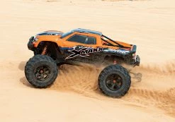 Traxxas X-Maxx 8S 4WD Brushless RTR Monster Truck W/ 2.4GHz TQi Radio And TSM (Orange) -RC Cars & Trucks Sales 77086 4 X Maxx OrangeX RtoL Side web 72096.1606074983