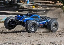 Traxxas XRT 8S Brushless Electric Race Truck, Blue -RC Cars & Trucks Sales 78086 4 XRT Blue Left Gravel 6638 32376.1667153002