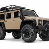 Traxxas TRX-4 1/10 Scale Trail Rock Crawler W/Land Rover Defender Body W/XL-5 ESC & TQi 2.4GHz Radio (Sand) -RC Cars & Trucks Sales 82056 4 Defender SAND 3qtr front 24128.1649860641