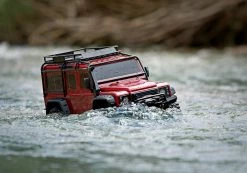 Traxxas TRX-4 1/10 Scale Trail Rock Crawler W/Land Rover Defender Body W/XL-5 ESC & TQi 2.4GHz Radio (Red) -RC Cars & Trucks Sales 82056 4 TRX 4 Action 5 02960.1562621839