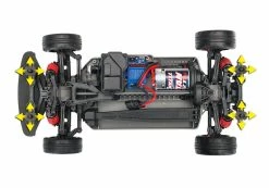 Traxxas 4-Tec 2.0 1/10 Brushed RTR Touring Car Chassis (NO Body) W/ TQ 2.4 GHz Radio -RC Cars & Trucks Sales 83024 4 Tec 2.0 Chassis Overhead 82842.1523472404
