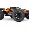 Traxxas E-Revo VXL 2.0 RTR 4WD Electric Monster Truck W/VXL-6s ESC & TQi 2.4GHz Radio (SolarFlare) -RC Cars & Trucks Sales 86086 4 SLRF 48779.1638911829