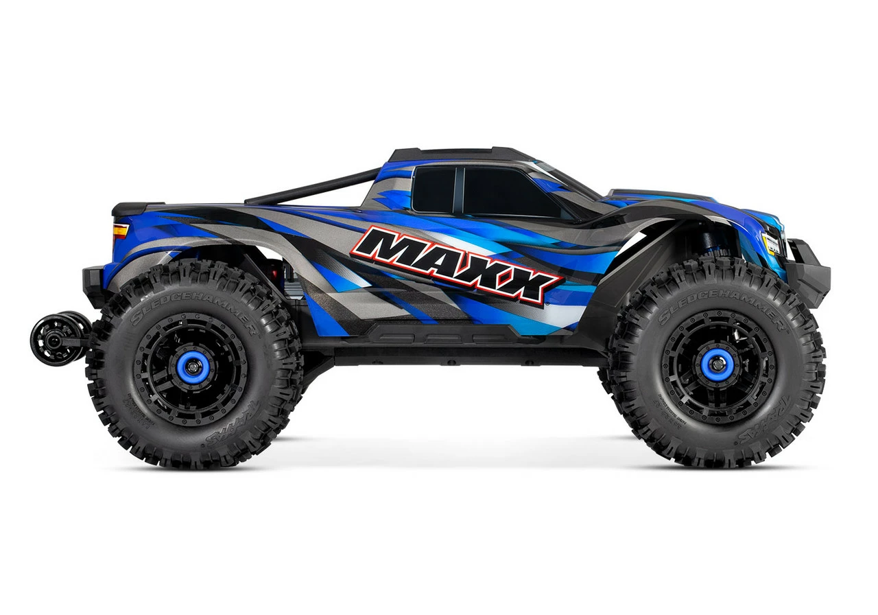 Traxxas Maxx With Widemaxx 1/10 4wd Brushless Electric Monster Truck W/ TQi 2.4GHz Radio System, Blue 4 Traxxas Maxx With Widemaxx 1/10 4wd Brushless Electric Monster Truck W/ TQi 2.4GHz Radio System, Blue - Image 2