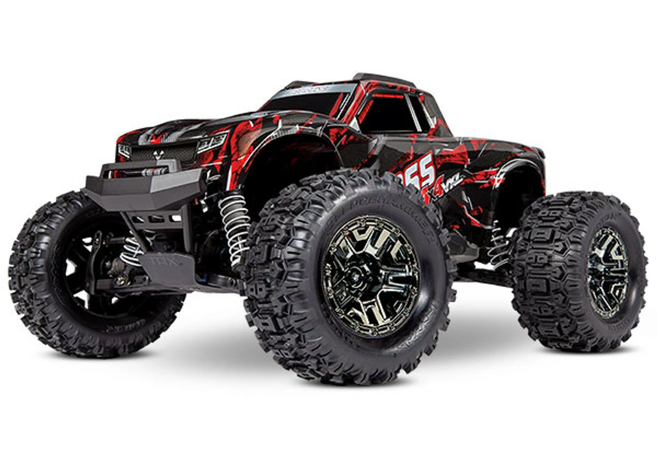 Traxxas Hoss 4X4 VXL 1/10 Scale Monster Truck W/ TQi Traxxas Link Enabled 2.4Ghz Radio System & TSM (Shadow Red) 3 Traxxas Hoss 4X4 VXL 1/10 Scale Monster Truck W/ TQi Traxxas Link Enabled 2.4Ghz Radio System & TSM (Shadow Red)