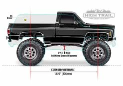 Traxxas TRX-4 Chevrolet K10 High Trail Edition Black -RC Cars & Trucks Sales 92056 4 K10 Pickup K5 Blazer Size Comparison 24187.1661357779