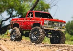 Traxxas TRX-4 Chevrolet K10 High Trail Edition Red -RC Cars & Trucks Sales 92056 4 TRX4 K10 action sunlight muddy 76019.1661355944