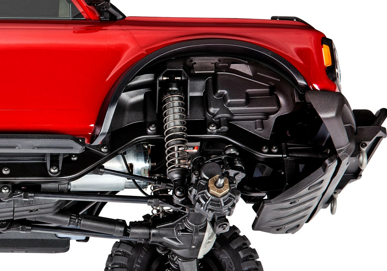 Traxxas TRX-4 1/10 Trail Crawler Truck W/2021 Ford Bronco Body (Red) W/TQi 2.4GHz Radio 8 Traxxas TRX-4 1/10 Trail Crawler Truck W/2021 Ford Bronco Body (Red) W/TQi 2.4GHz Radio - Image 6