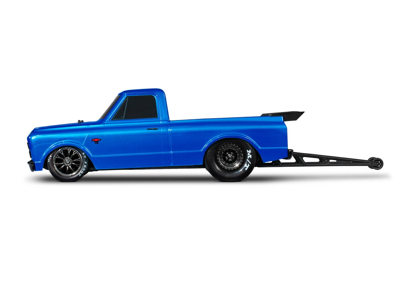 Traxxas Drag Slash 1/10 2WD RTR No Prep Truck W/1967 Chevrolet C10 Body Brillant Blue 6 Traxxas Drag Slash 1/10 2WD RTR No Prep Truck W/1967 Chevrolet C10 Body Brillant Blue - Image 4
