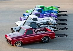 Traxxas Drag Slash 1/10 2WD RTR No Prep Truck W/1967 Chevrolet C10 Body Diamond White -RC Cars & Trucks Sales 94076 4 C10 Drag Slash Lineup 01 83847.1622666590