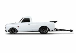 Traxxas Drag Slash 1/10 2WD RTR No Prep Truck W/1967 Chevrolet C10 Body Diamond White -RC Cars & Trucks Sales 94076 4 C10 Drag Slash WHITE SIDE RtoL 29722.1622666767