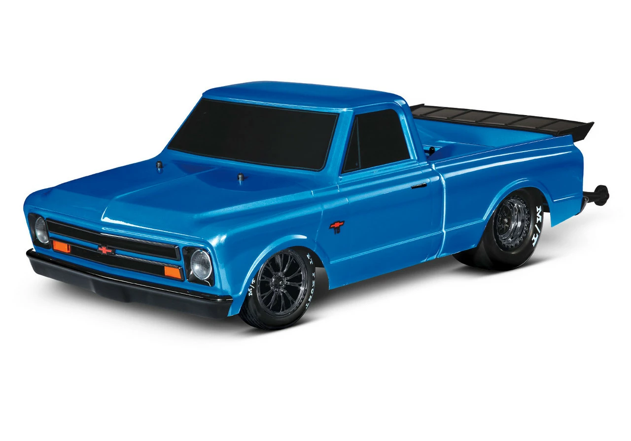 Traxxas Drag Slash 1/10 2WD RTR No Prep Truck W/1967 Chevrolet C10 Body Brillant Blue 3 Traxxas Drag Slash 1/10 2WD RTR No Prep Truck W/1967 Chevrolet C10 Body Brillant Blue