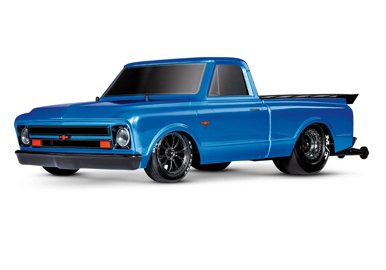 Traxxas Drag Slash 1/10 2WD RTR No Prep Truck W/1967 Chevrolet C10 Body Brillant Blue 4 Traxxas Drag Slash 1/10 2WD RTR No Prep Truck W/1967 Chevrolet C10 Body Brillant Blue - Image 2