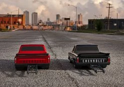 Traxxas Drag Slash 1/10 2WD RTR No Prep Truck W/1967 Chevrolet C10 Body Midnight Black -RC Cars & Trucks Sales 94076 4 Drag Slash Action Both 0895 97593.1622666290