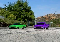 Traxxas Drag Slash 1/10 2WD RTR No Prep Truck W/1967 Chevrolet C10 Body Ultra Violet -RC Cars & Trucks Sales 94076 4 Drag Slash Action GRN PRPL 2794 87942.1622667059