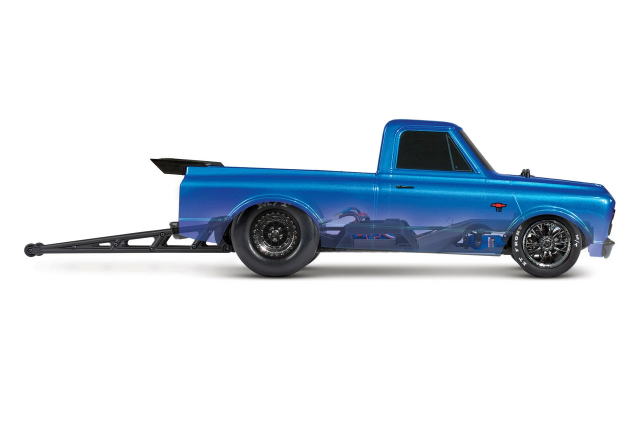 Traxxas Drag Slash 1/10 2WD RTR No Prep Truck W/1967 Chevrolet C10 Body Brillant Blue 7 Traxxas Drag Slash 1/10 2WD RTR No Prep Truck W/1967 Chevrolet C10 Body Brillant Blue - Image 5