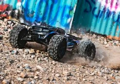Traxxas Sledge 1/8 Scale 4WD Brushless Monster Truck RTR With TQi 2.4GHz Radio With TSM, Blue -RC Cars & Trucks Sales 95076 4 Sledge Action RtoL Gravel Graffiti 0104 51980.1647465917