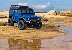 Traxxas TRX-4M 1/18 Scale Land Rover Defender RTR, Blue -RC Cars & Trucks Sales 97054 1 Defender Action Blue 9594 49163.1663096005