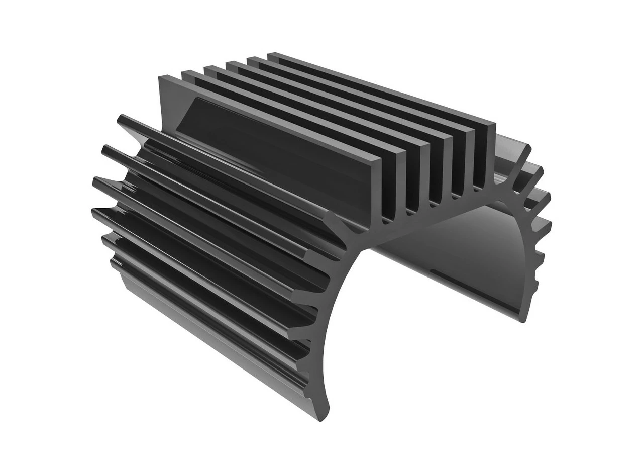 Traxxas 9793-GRAY - Heat Sink, Titan 87T Motor (6061-T6 Aluminum, Dark Titanium-anodized) 3 Traxxas 9793-GRAY - Heat Sink, Titan 87T Motor (6061-T6 Aluminum, Dark Titanium-anodized)