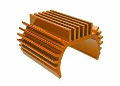 Traxxas 9793-ORNG - Heat Sink, Titan 87T Motor (6061-T6 Aluminum, Orange-anodized)