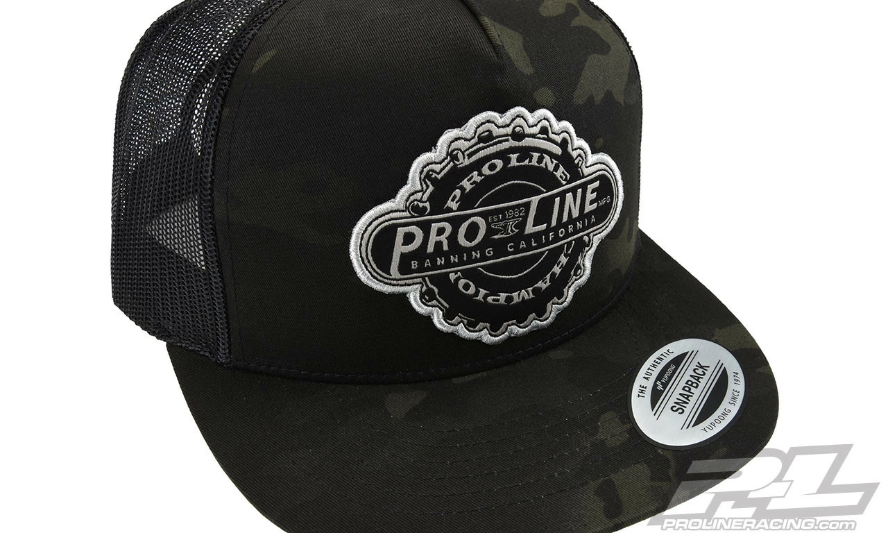 Proline Manufactured Dark Camo Trucker Snapback Hat 4 Proline Manufactured Dark Camo Trucker Snapback Hat - Image 2