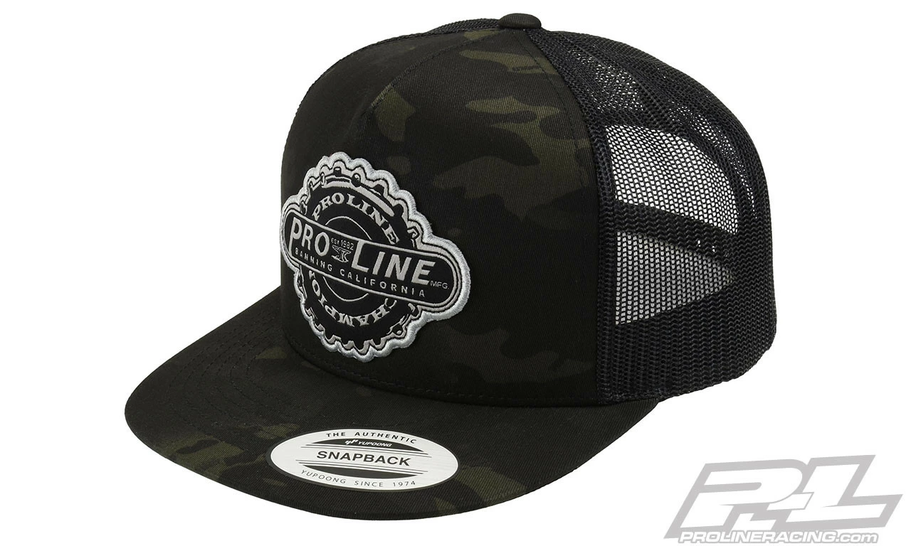 Proline Manufactured Dark Camo Trucker Snapback Hat 3 Proline Manufactured Dark Camo Trucker Snapback Hat