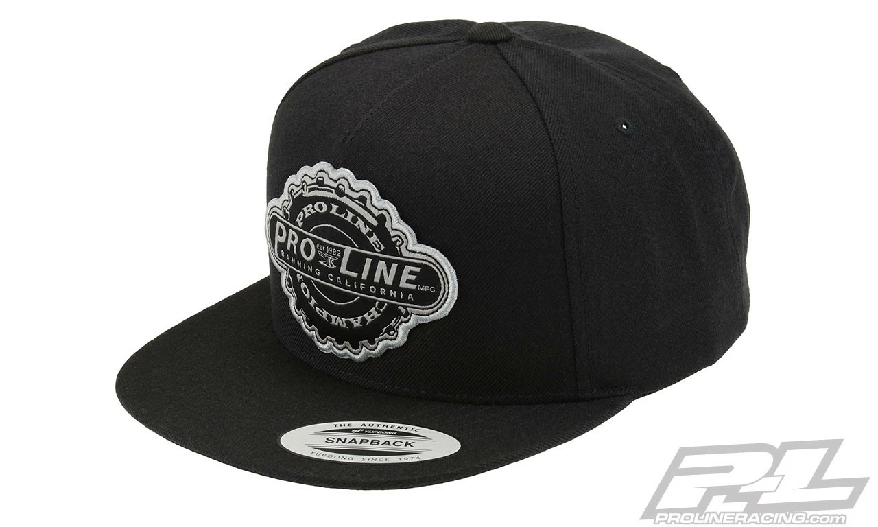 Proline Manufactured Black Snapback Hat 3 Proline Manufactured Black Snapback Hat
