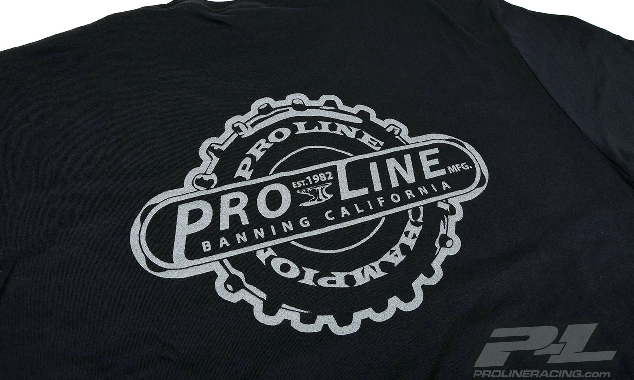 Proline Pro-Line Manufactured Black T-Shirt, X-Large 4 Proline Pro-Line Manufactured Black T-Shirt, X-Large - Image 2