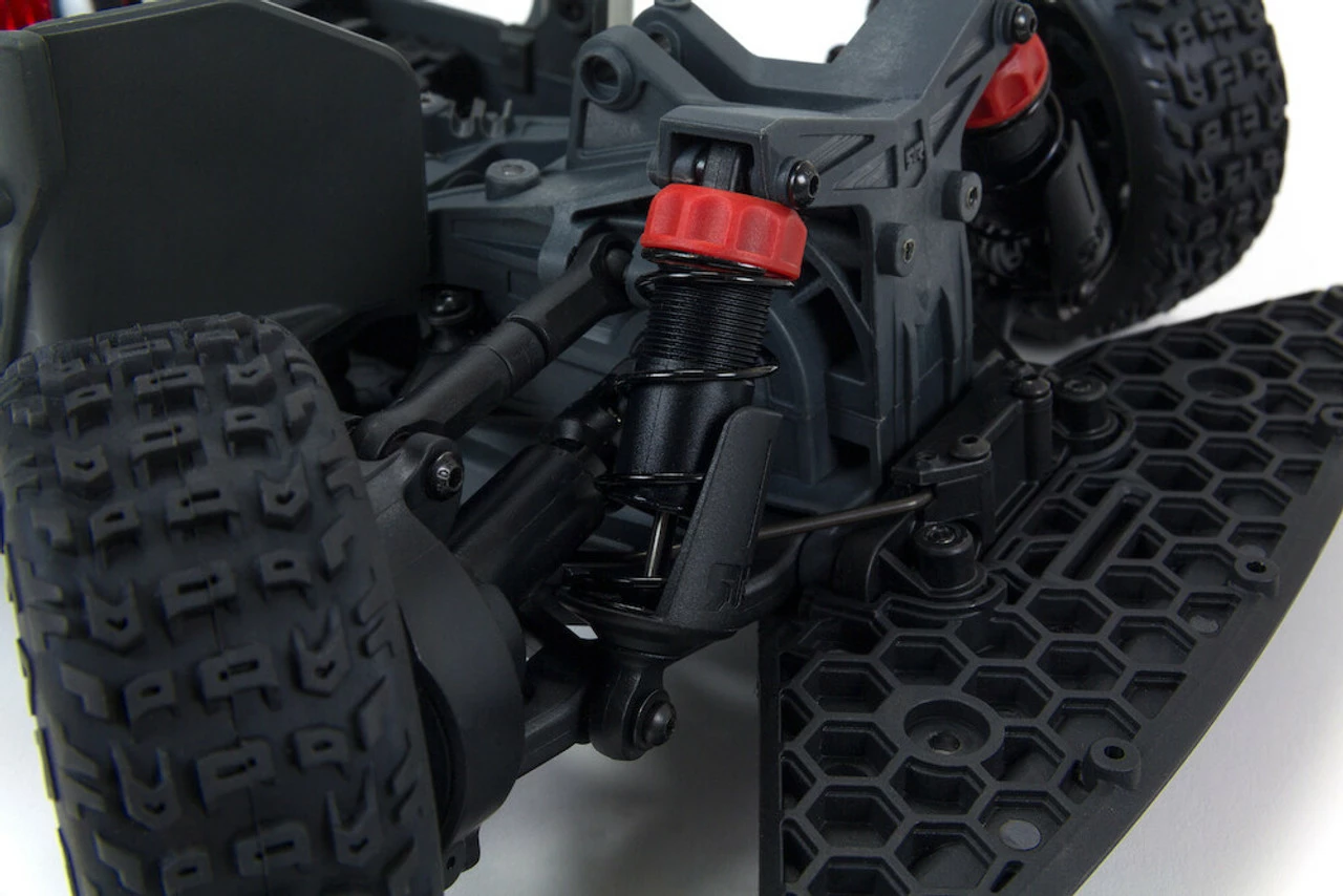 Arrma Infraction 4x4 Mega 1/8 Street Bash Resto Mod Truck RTR, Red/Blue 18 Arrma Infraction 4x4 Mega 1/8 Street Bash Resto Mod Truck RTR, Red/Blue - Image 16