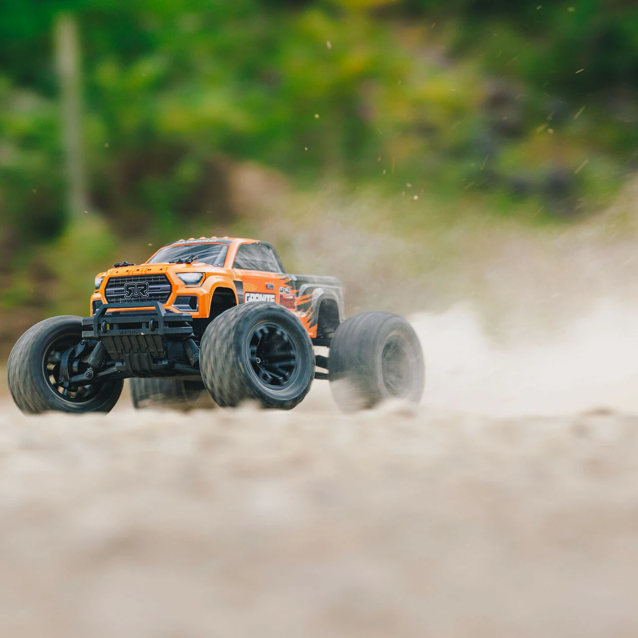 Arrma 1/10 GRANITE 4X2 BOOST MEGA 550 Brushed Monster Truck RTR With Battery & Charger, Orange 6 Arrma 1/10 GRANITE 4X2 BOOST MEGA 550 Brushed Monster Truck RTR With Battery & Charger, Orange - Image 4