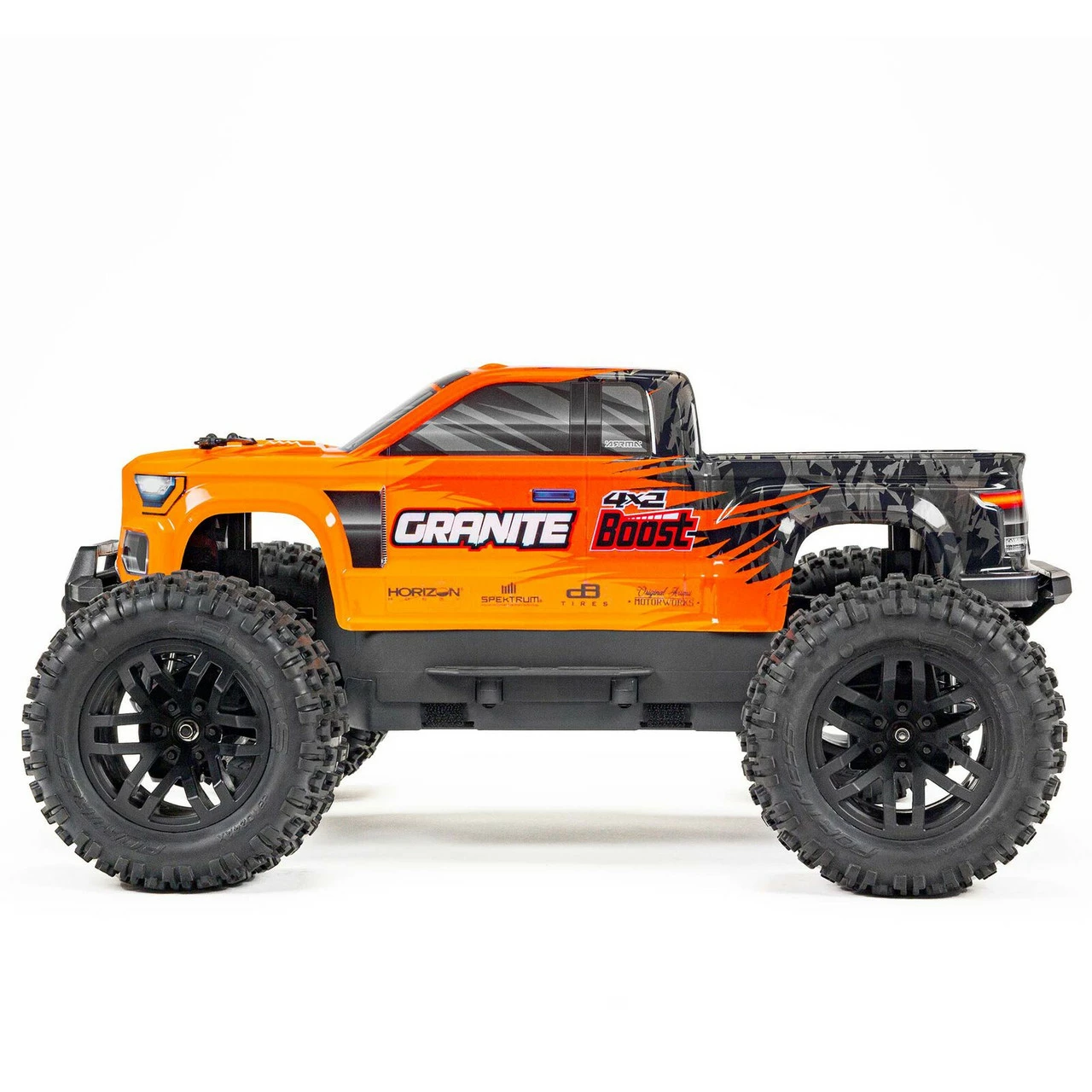 Arrma 1/10 GRANITE 4X2 BOOST MEGA 550 Brushed Monster Truck RTR With Battery & Charger, Orange 4 Arrma 1/10 GRANITE 4X2 BOOST MEGA 550 Brushed Monster Truck RTR With Battery & Charger, Orange - Image 2