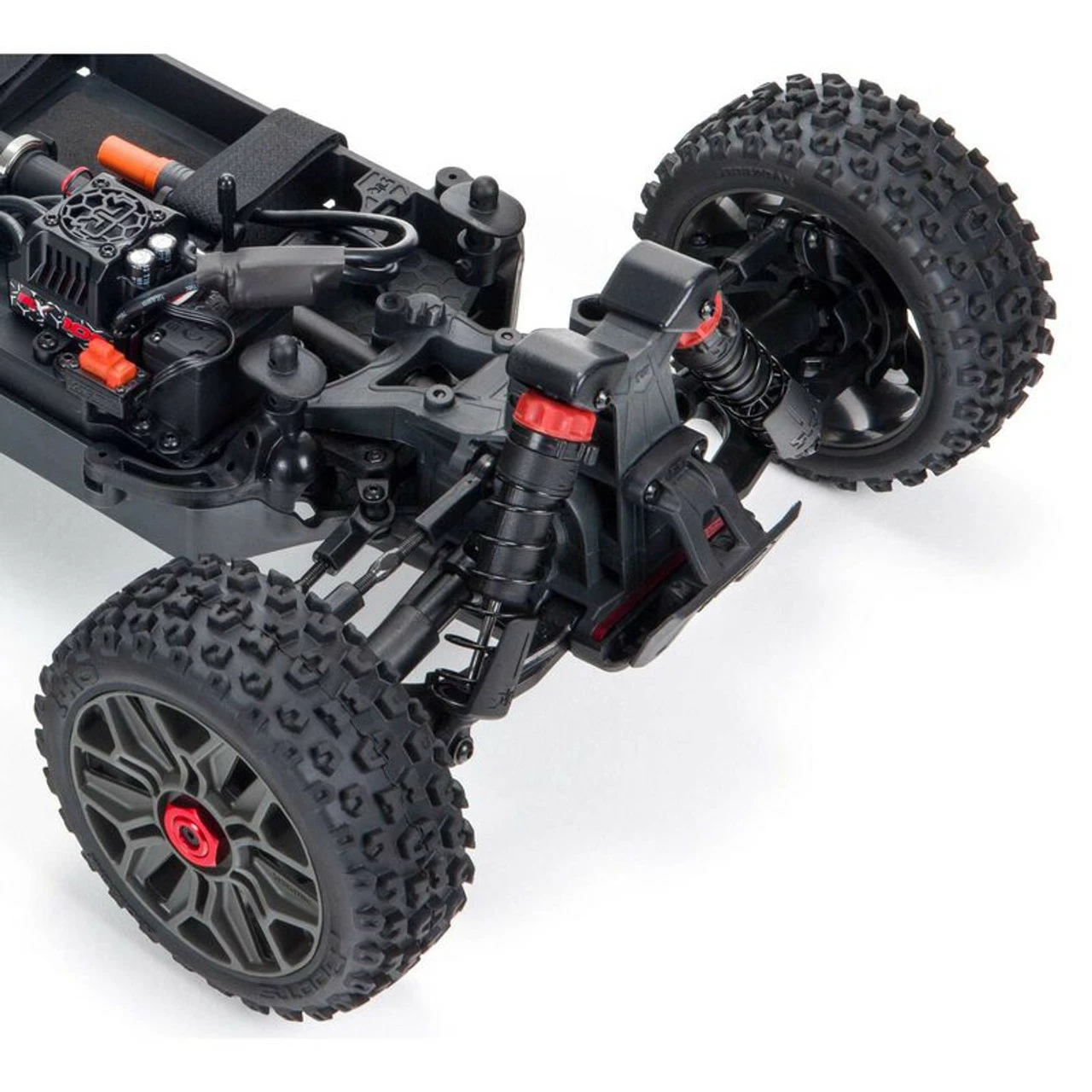 Arrma Typhon V3 3S BLX Brushless RTR 1/8 4WD Buggy (Red) W/Spektrum SLT3 2.4GHz Radio 9 Arrma Typhon V3 3S BLX Brushless RTR 1/8 4WD Buggy (Red) W/Spektrum SLT3 2.4GHz Radio - Image 7
