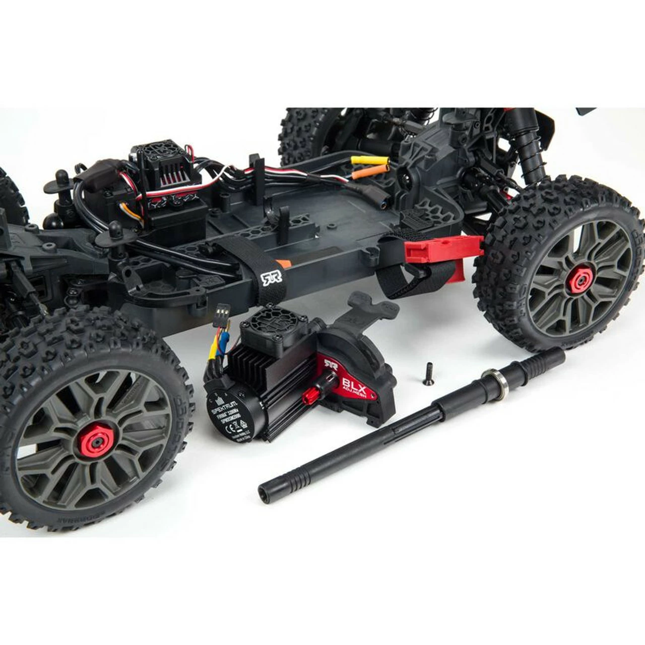Arrma Typhon V3 3S BLX Brushless RTR 1/8 4WD Buggy (Red) W/Spektrum SLT3 2.4GHz Radio 12 Arrma Typhon V3 3S BLX Brushless RTR 1/8 4WD Buggy (Red) W/Spektrum SLT3 2.4GHz Radio - Image 10