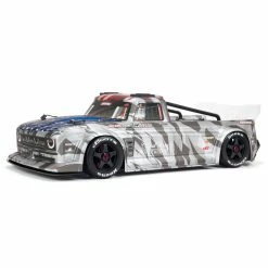 Arrma Infraction V2 6S BLX Brushless 1/7 RTR Electric 4WD Street Bash Truck, Silver W/DX3 2.4GHz Radio, Smart ESC And AVC