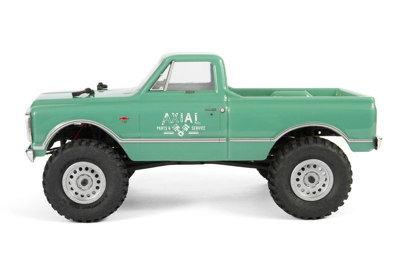 Axial SCX24 1967 Chevrolet C10 1/24 4WD RTR Scale Mini Crawler (Green) W/2.4GHz Radio 4 Axial SCX24 1967 Chevrolet C10 1/24 4WD RTR Scale Mini Crawler (Green) W/2.4GHz Radio - Image 2