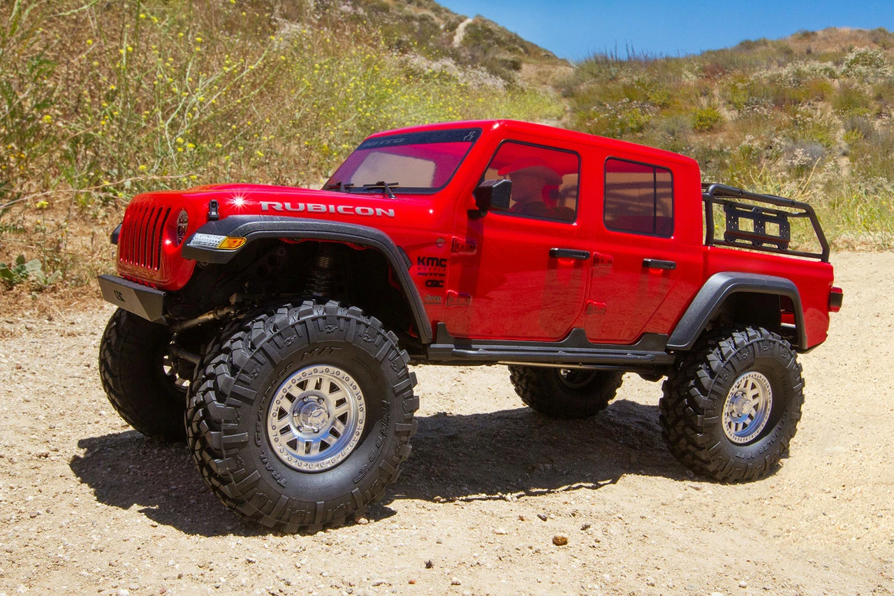 Axial SCX10 III "Jeep JT Gladiator" RTR 4WD Rock Crawler (Red) W/ Portals & DX3 2.4GHz Radio 28 Axial SCX10 III "Jeep JT Gladiator" RTR 4WD Rock Crawler (Red) W/ Portals & DX3 2.4GHz Radio - Image 26