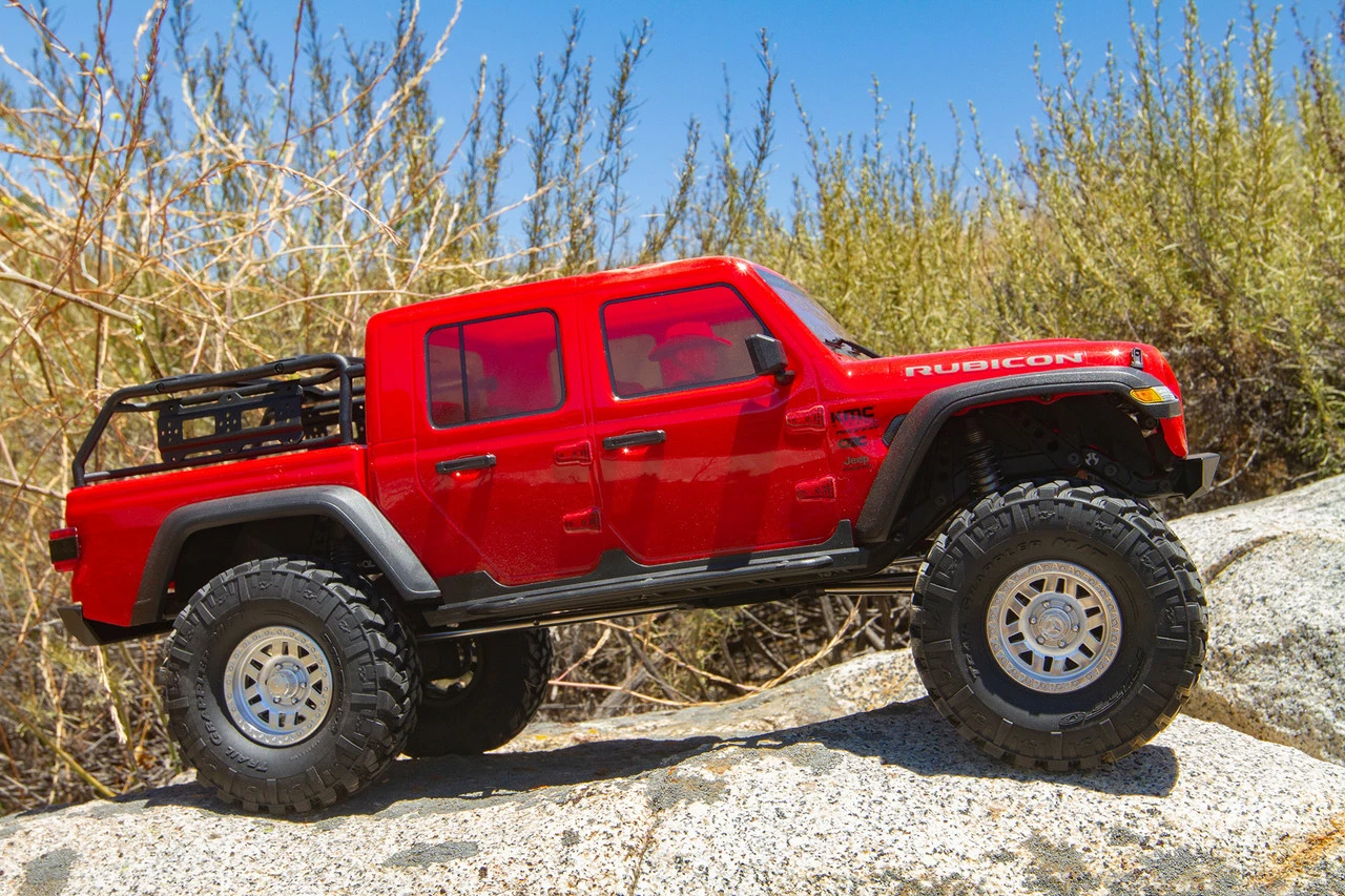 Axial SCX10 III "Jeep JT Gladiator" RTR 4WD Rock Crawler (Red) W/ Portals & DX3 2.4GHz Radio 29 Axial SCX10 III "Jeep JT Gladiator" RTR 4WD Rock Crawler (Red) W/ Portals & DX3 2.4GHz Radio - Image 27