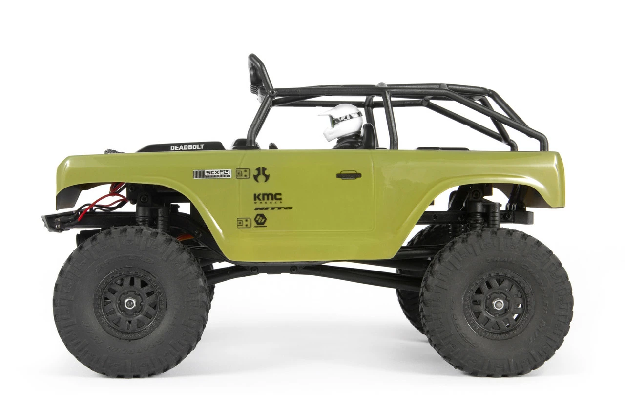 Axial 1/24 SCX24 Deadbolt RTR Scale Mini Crawler W/2.4GHz Radio (Green) 4 Axial 1/24 SCX24 Deadbolt RTR Scale Mini Crawler W/2.4GHz Radio (Green) - Image 2