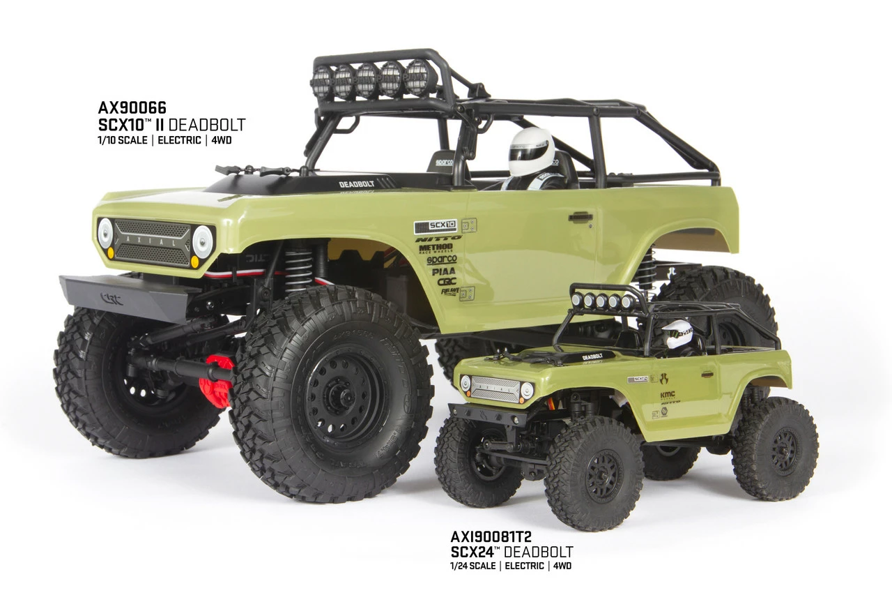 Axial 1/24 SCX24 Deadbolt RTR Scale Mini Crawler W/2.4GHz Radio (Green) 5 Axial 1/24 SCX24 Deadbolt RTR Scale Mini Crawler W/2.4GHz Radio (Green) - Image 3
