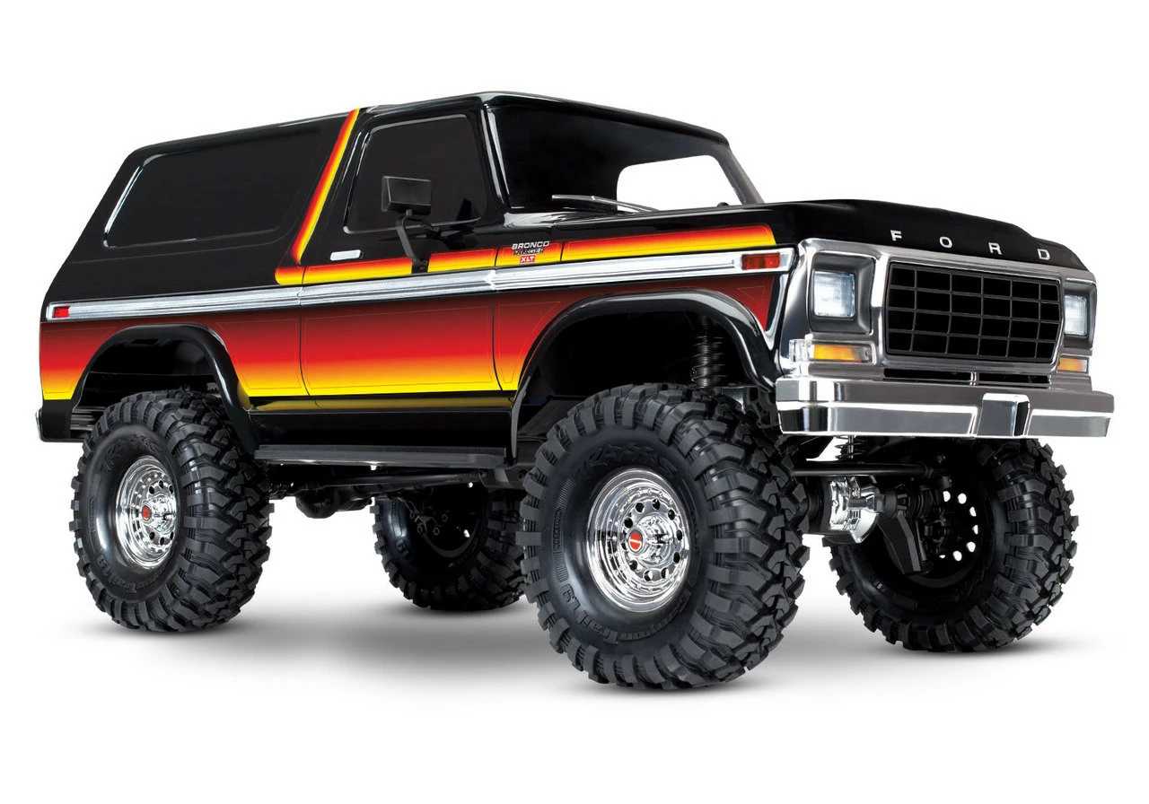 Traxxas TRX-4 1/10 Trail Crawler Truck W/'79 Bronco Ranger XLT Body W/TQi 2.4GHz Radio (Sunset) 4 Traxxas TRX-4 1/10 Trail Crawler Truck W/'79 Bronco Ranger XLT Body W/TQi 2.4GHz Radio (Sunset) - Image 2
