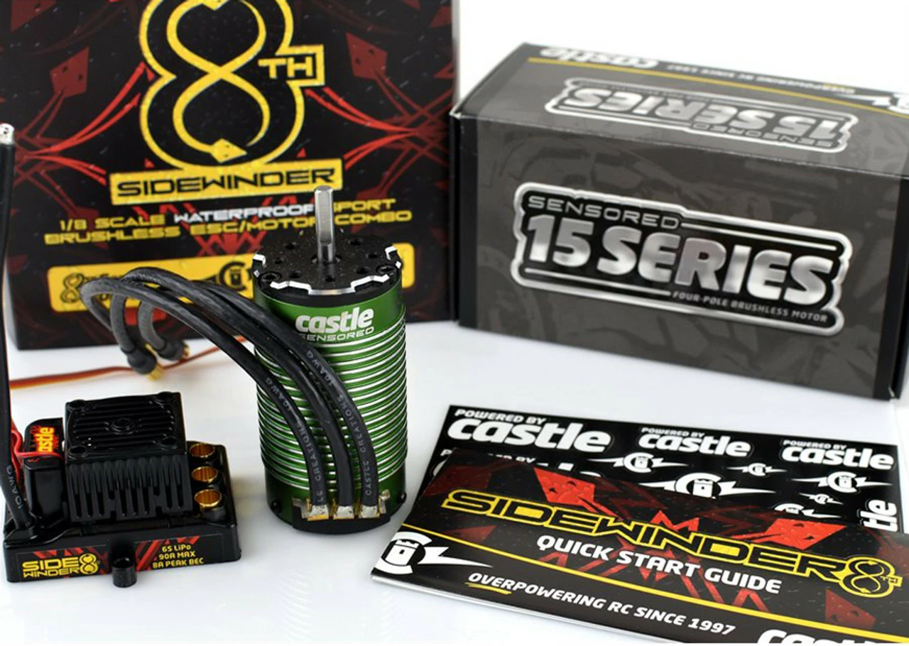 Castle Creations "Sidewinder 8th" 1/8 Scale Brushless Car Package (2200kV) 6 Castle Creations "Sidewinder 8th" 1/8 Scale Brushless Car Package (2200kV) - Image 4
