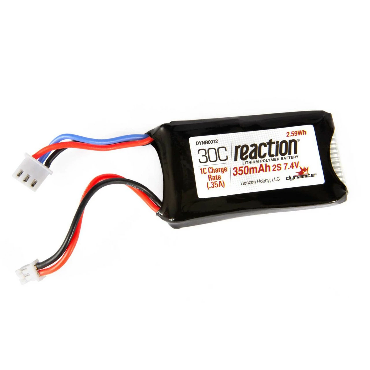 Dynamite 2s LiPo Battery (7.4v/350mAh) 3 Dynamite 2s LiPo Battery (7.4v/350mAh)