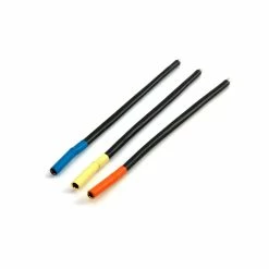 Dynamite 0138 BL Motor Wire Set, 4mm Bullet Conn, Female, Blue/Yel/Org