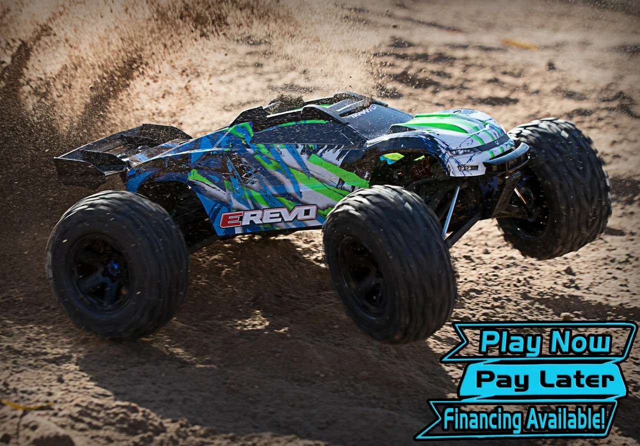 Traxxas E-Revo VXL 2.0 RTR 4WD Electric Monster Truck W/VXL-6s ESC & TQi 2.4GHz Radio (Green) 3 Traxxas E-Revo VXL 2.0 RTR 4WD Electric Monster Truck W/VXL-6s ESC & TQi 2.4GHz Radio (Green)