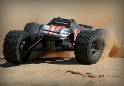 Traxxas E-Revo VXL 2.0 RTR 4WD Electric Monster Truck W/VXL-6s ESC & TQi 2.4GHz Radio (Orange) -RC Cars & Trucks Sales E Revo action gallery 6 26570.1562168365