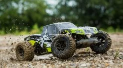 ECX AMP 1/10 RTR 2WD Monster Truck W/2.4GHz Radio (Black/Green) -RC Cars & Trucks Sales ECX03028T2 b0 39898.1558717075