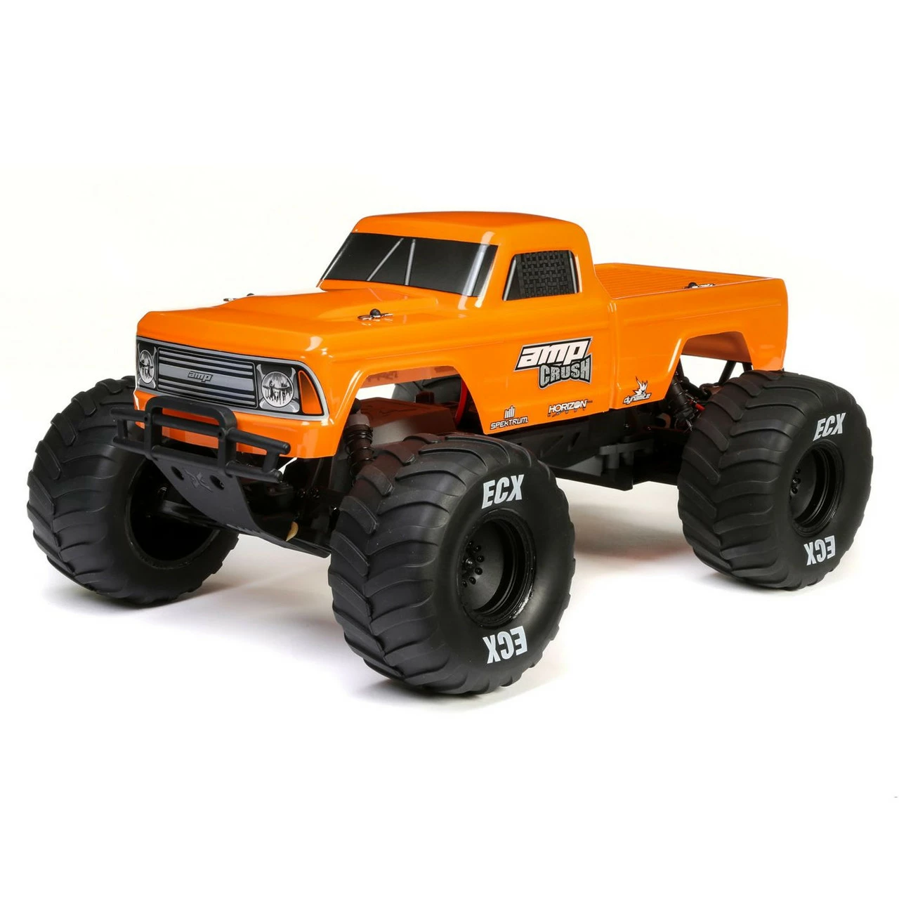 ECX 1/10 Amp Crush 2WD Monster Truck Brushed RTR (Orange) 4 ECX 1/10 Amp Crush 2WD Monster Truck Brushed RTR (Orange) - Image 2