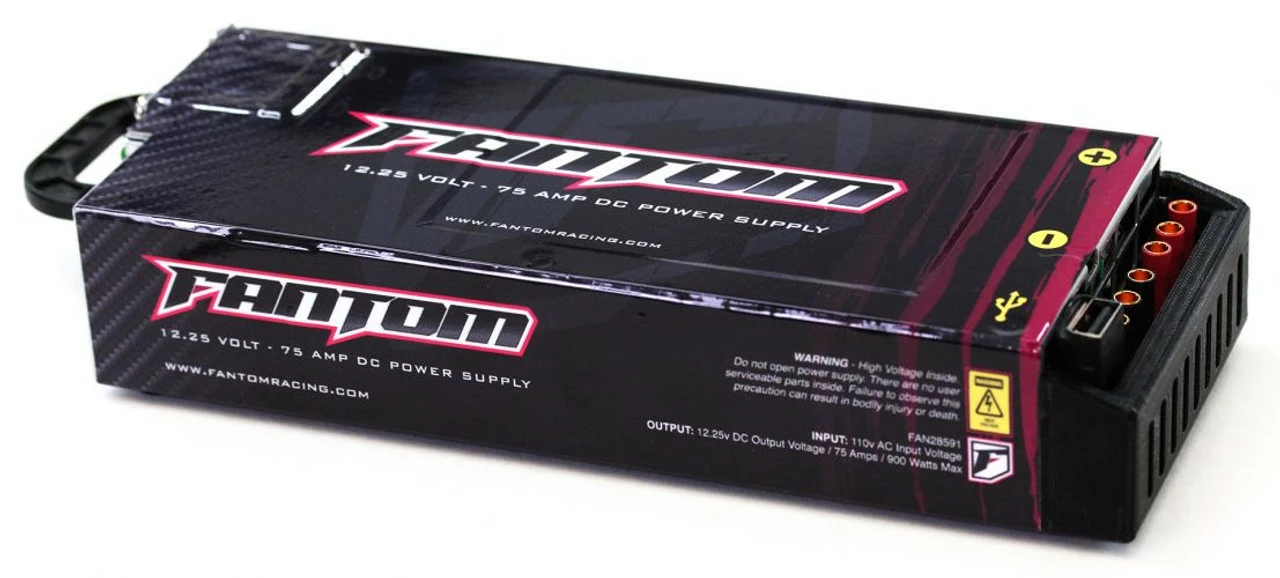 Fantom Racing 12 Volt 75 Amp/900 Watt W/ USB DC Power Supply 3 Fantom Racing 12 Volt 75 Amp/900 Watt W/ USB DC Power Supply